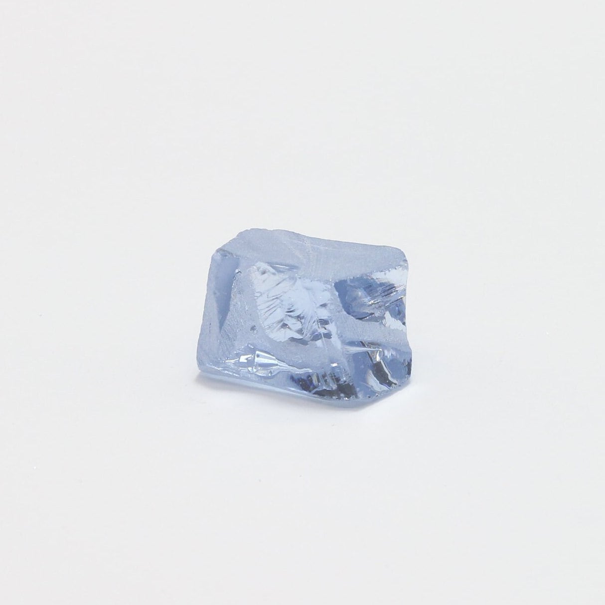 Nanosital Simulated Ice Blue Sapphire Lab Created Faceting Rough for Gem Cutting - #A-144 - Various Sizes : #BEGIN