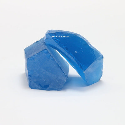 Nanosital Simulated Ultramarine Lab Created Faceting Rough for Gem Cutting - #A-7408 - Various Sizes : #BEGIN