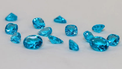 Nanosital Simulated Ultramarine Lab Created Faceting Rough for Gem Cutting - #A-7408 - Various Sizes : #BEGIN