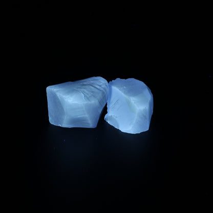 UV Reactive Nanosital #A-8002 Lab Created Faceting Rough for Gem Cutting - Various Sizes : #BEGIN