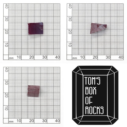 Synthetic Alexandrite Gemstone Rough - Red