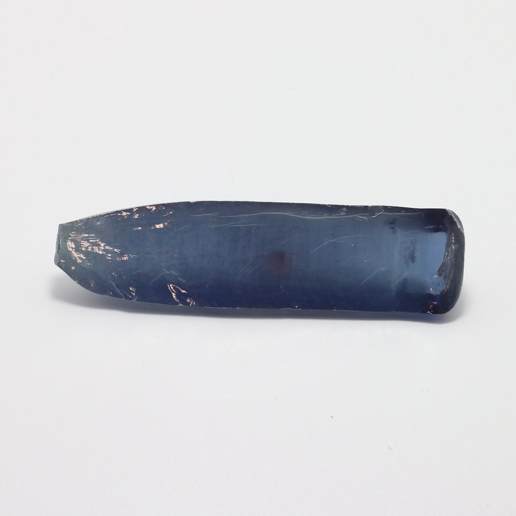 Alexandrite #45 Colored Lab Created Corundum Sapphire Faceting Rough for Gem Cutting - Various Sizes - Split Boule #BEGIN