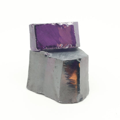 Amethyst Cubic Zirconia Faceting Rough for Gem Cutting - Various Sizes #BEGIN