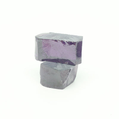 Amethyst Cubic Zirconia Faceting Rough for Gem Cutting - Various Sizes #BEGIN