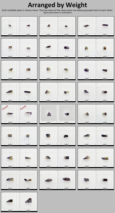 Ametrine Hydrothermal Synthetic Quartz - Lab Created Faceting Rough #BEGIN