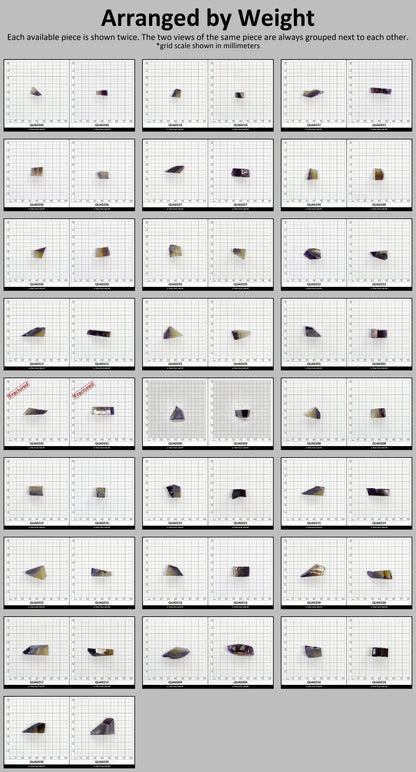 Ametrine Hydrothermal Synthetic Quartz - Lab Created Faceting Rough #BEGIN