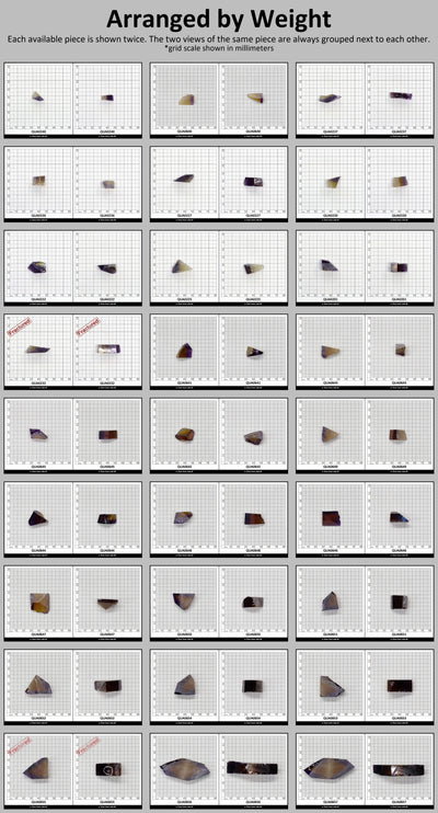Ametrine Hydrothermal Synthetic Quartz - Lab Created Faceting Rough : #BEGIN