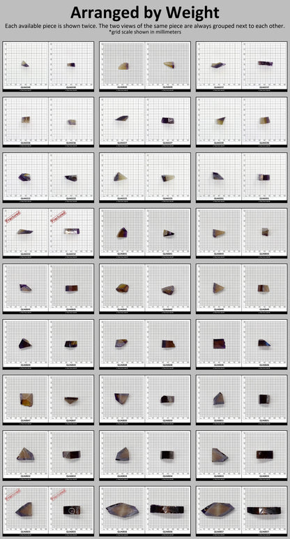 Ametrine Hydrothermal Synthetic Quartz - Lab Created Faceting Rough : #BEGIN