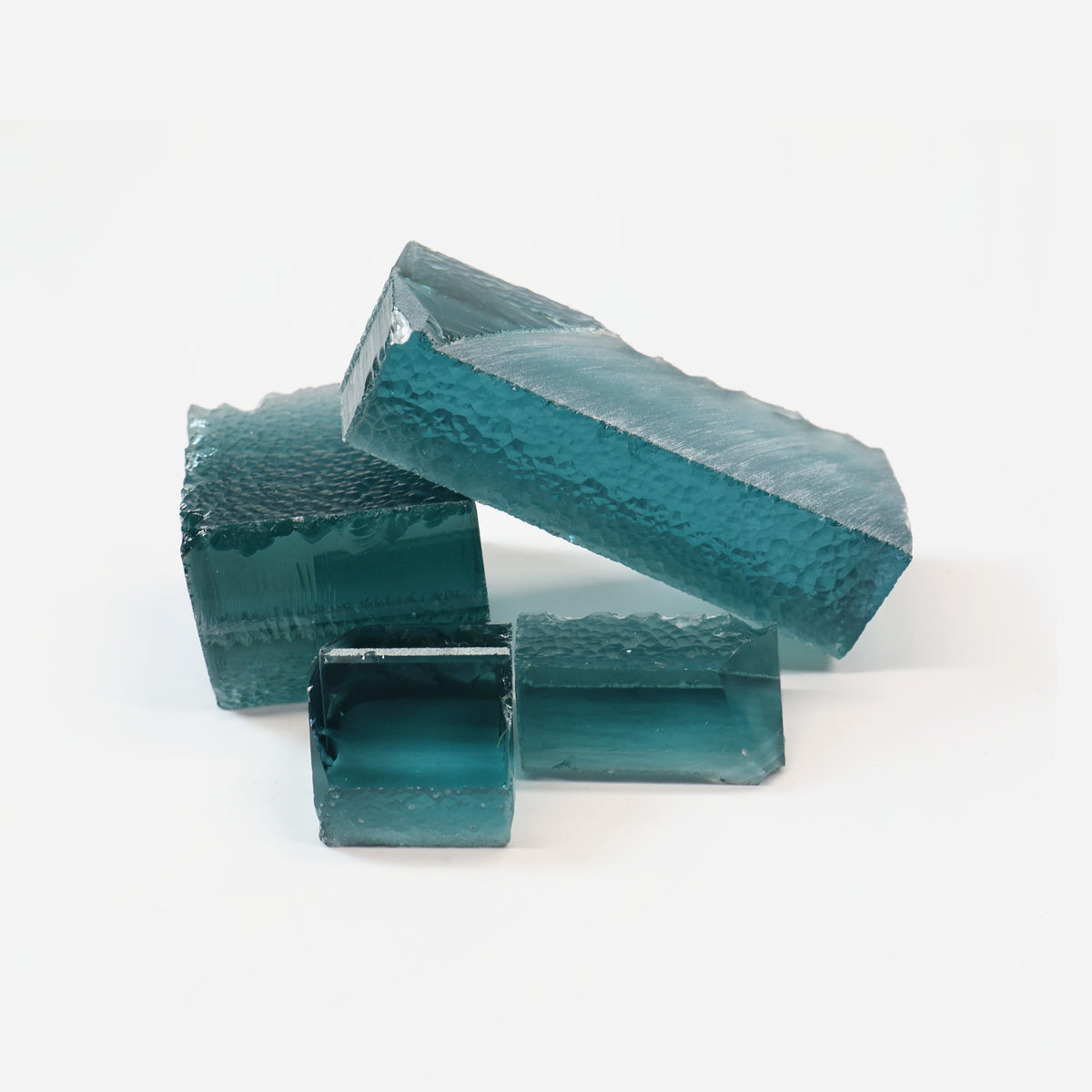 Aquamarine Hydrothermal Synthetic Quartz - Lab Created Faceting Rough : #BEGIN