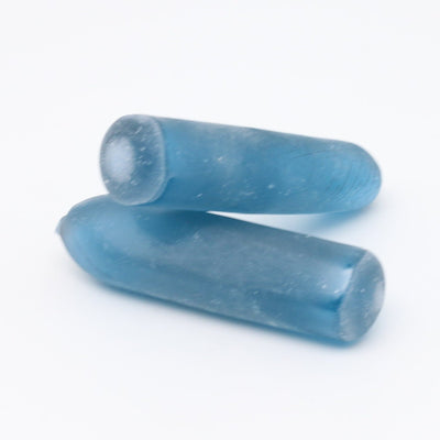 Aquamarine Dark Blue #108-Djeva Lab Created Spinel Faceting Rough for Gem Cutting - Various Sizes #BEGIN