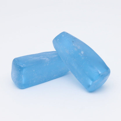 Aquamarine Light Blue #104 Lab Created Spinel Faceting Rough for Gem Cutting - Various Sizes #BEGIN