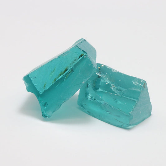 Nanosital Simulated Aquamarine Lab Created Faceting Rough for Gem Cutting - #A-108 - Various Sizes #BEGIN