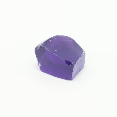 Nanosital Simulated Dark Amethyst  Lab Created Faceting Rough for Gem Cutting - #B-1747 - Various Sizes : #BEGIN