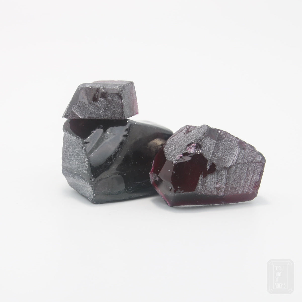 Nanosital Simulated Medium Rubellite Lab Created Faceting Rough for Gem Cutting - #B-249 - Various Sizes : #BEGIN