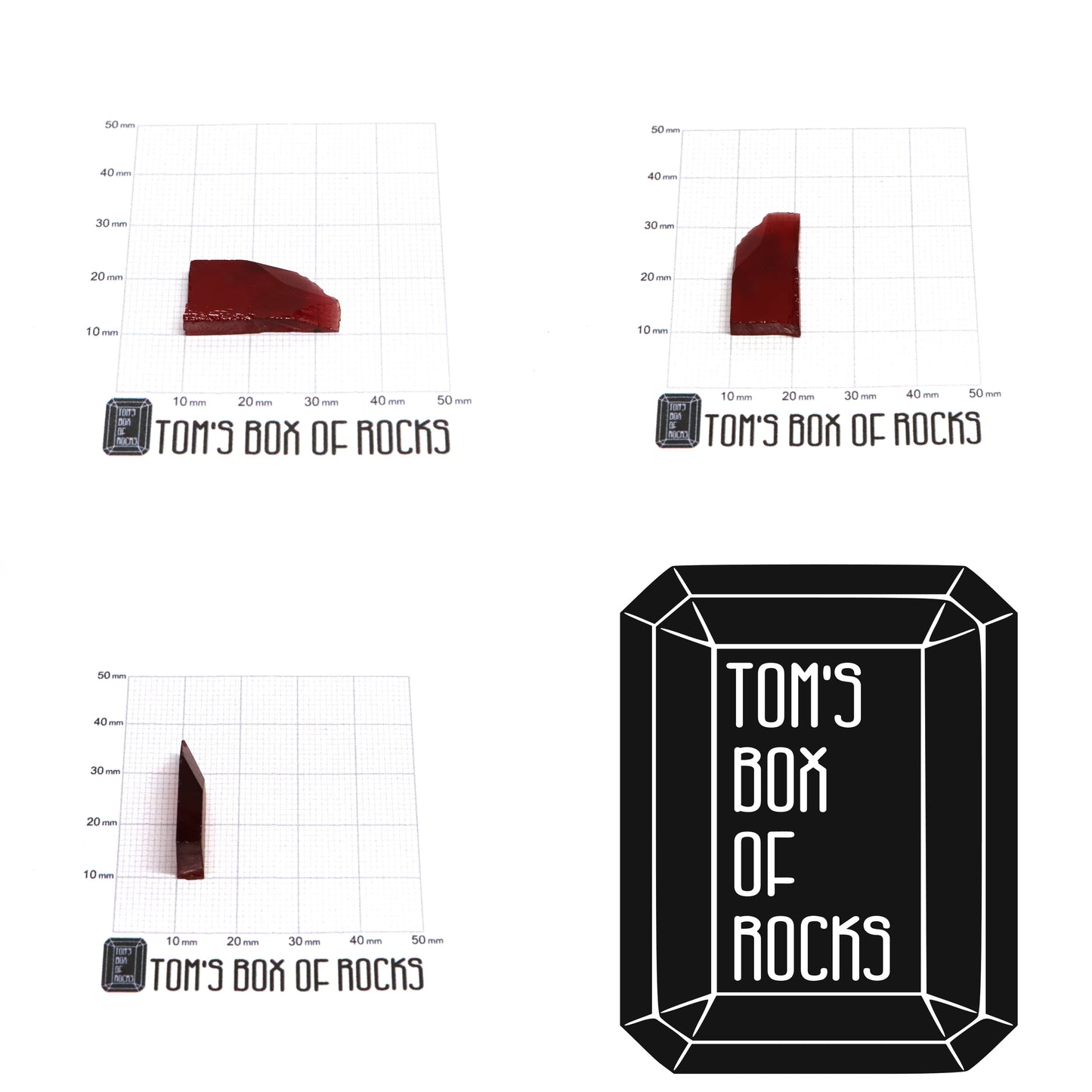 Hydrothermal Red Beryl - Grade A - Faceting Rough