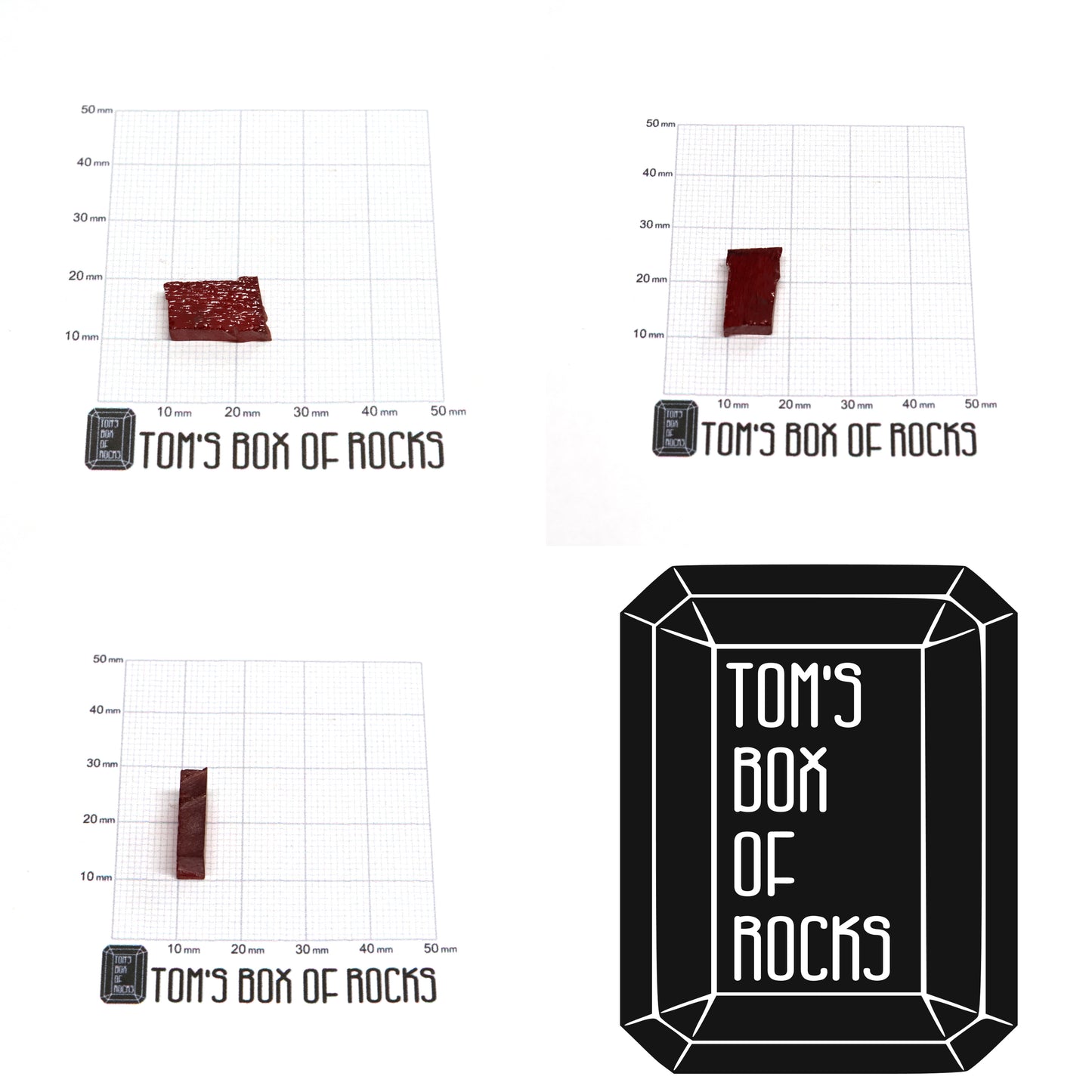 Hydrothermal Red Beryl - Grade A - Faceting Rough