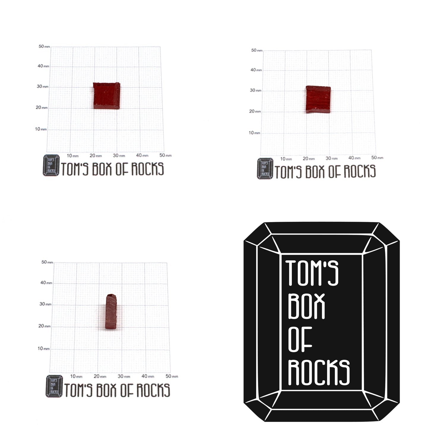 Hydrothermal Red Beryl - Grade A - Faceting Rough