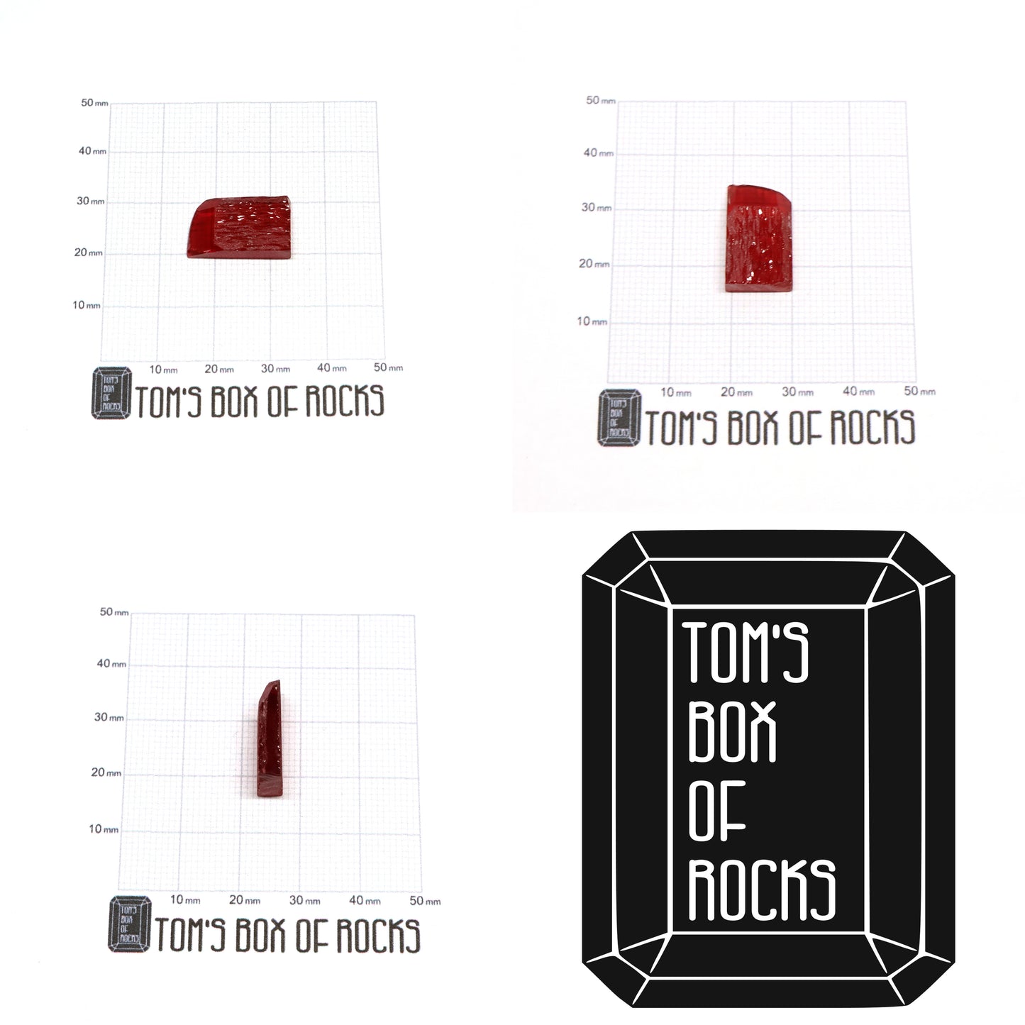 Hydrothermal Red Beryl - Grade A - Faceting Rough