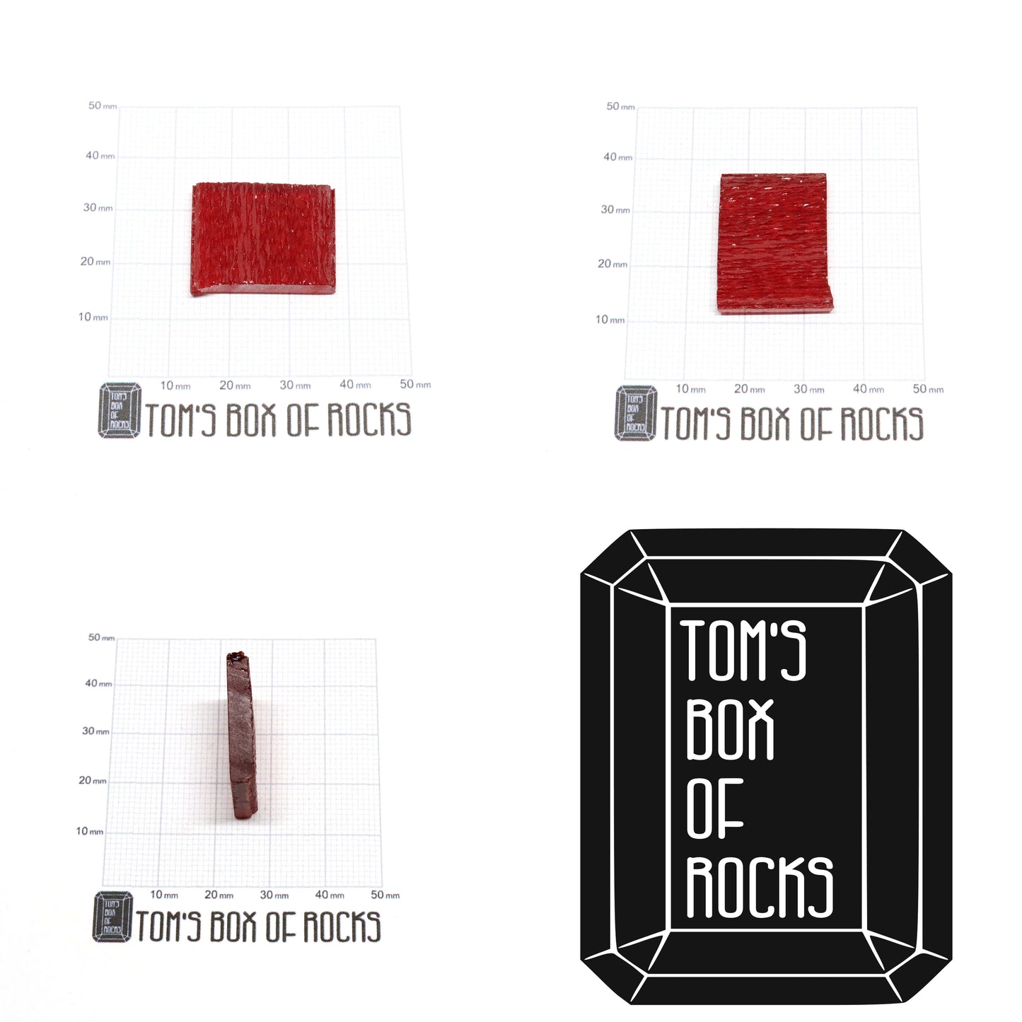 Hydrothermal Red Beryl - Grade A - Faceting Rough