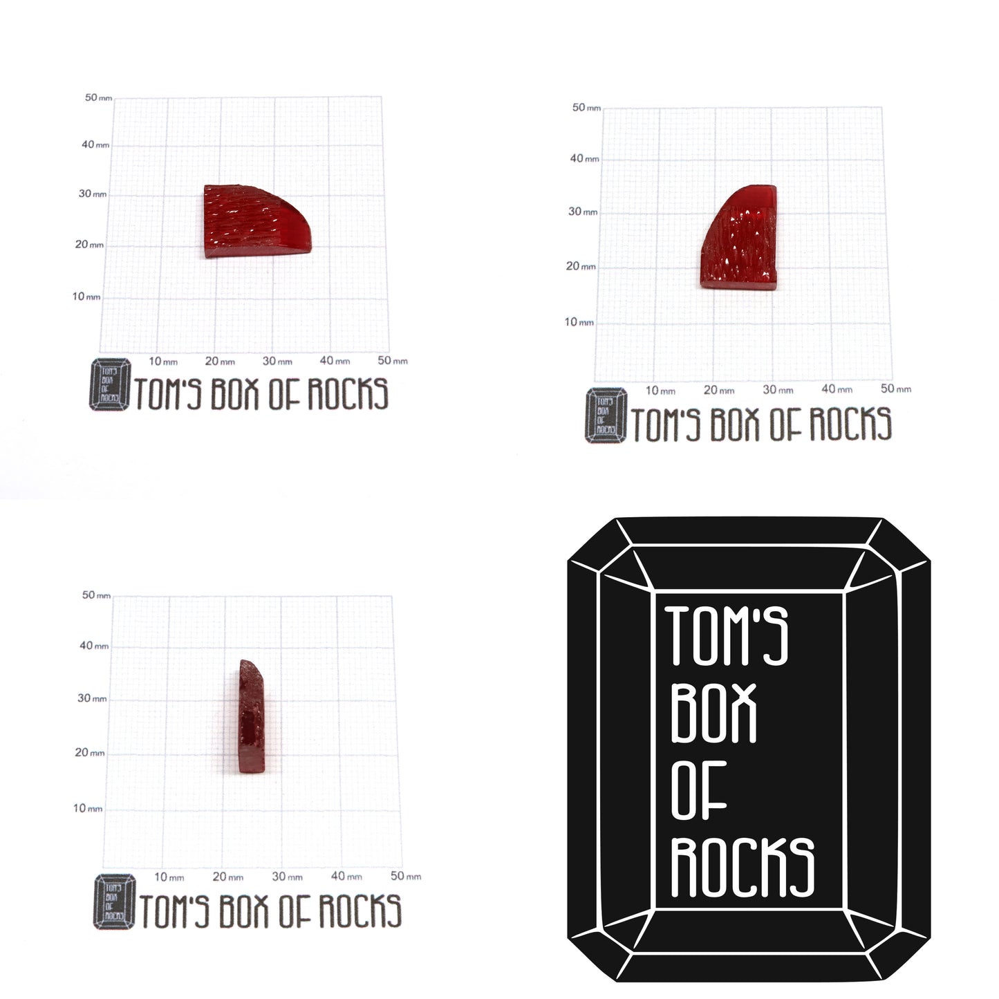 Hydrothermal Red Beryl - Grade A - Faceting Rough