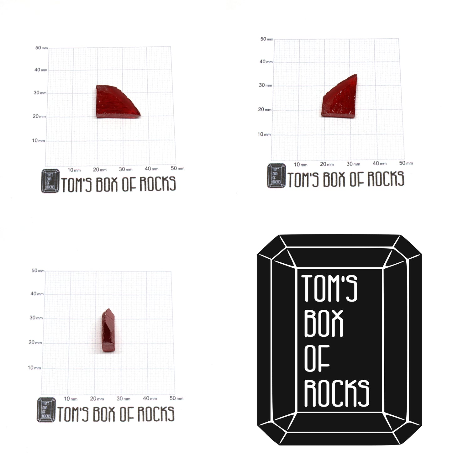 Hydrothermal Red Beryl - Grade A - Faceting Rough