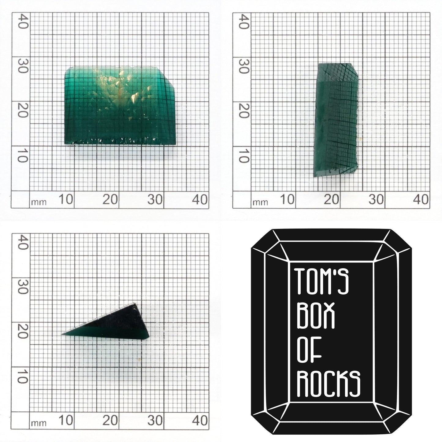 Hydrothermal Zambian Emerald - Grade A - Faceting Rough