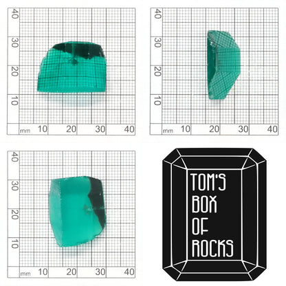 Hydrothermal Colombian Emerald - Grade A - Faceting Rough