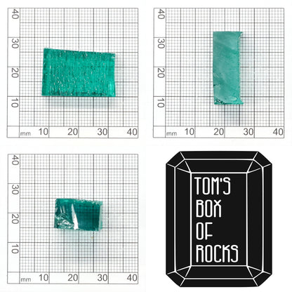 Hydrothermal Colombian Emerald - Grade A - Faceting Rough