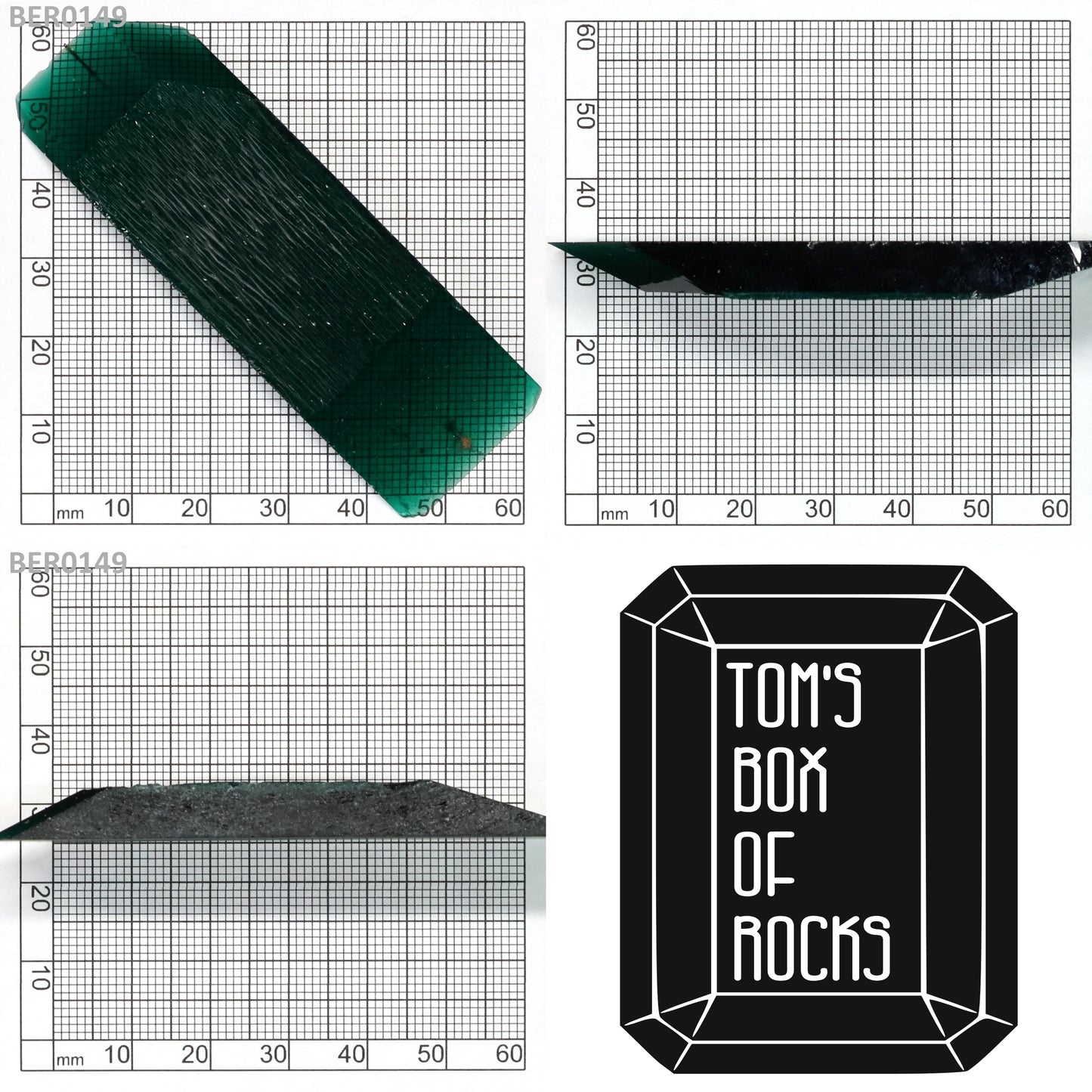 Hydrothermal Zambian Emerald - Grade A - Faceting Rough