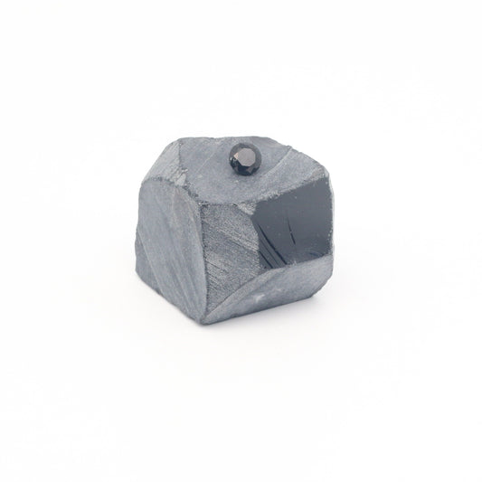 Nanosital Simulated Black Lab Created Faceting Rough for Gem Cutting - #0004 - Various Sizes #BEGIN