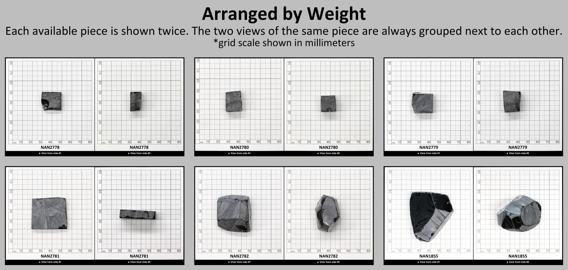 Nanosital Simulated Black Lab Created Faceting Rough for Gem Cutting - #0004 - Various Sizes #BEGIN