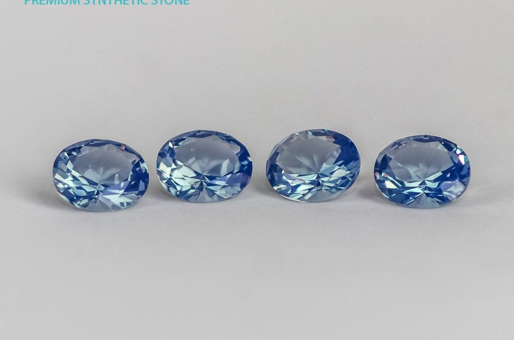 Nanosital Simulated Blue Opal Lab Created Faceting Rough for Gem Cutting - #003 - Various Sizes #BEGIN