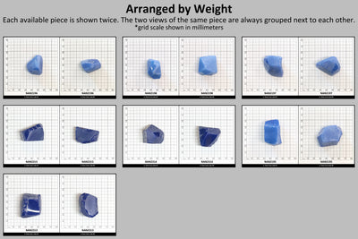 Nanosital Simulated Blue Opal Lab Created Faceting Rough for Gem Cutting - #003 - Various Sizes #BEGIN