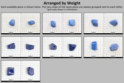 Nanosital Simulated Blue Opal Lab Created Faceting Rough for Gem Cutting - #003 - Various Sizes #BEGIN