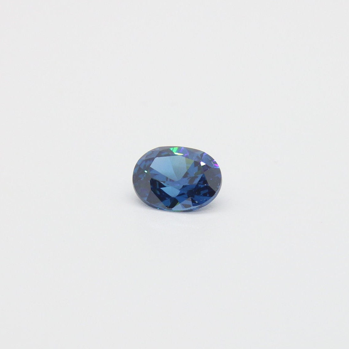 Blue Sapphire Cubic Zirconia Faceting Rough for Gem Cutting - Various Sizes #BEGIN