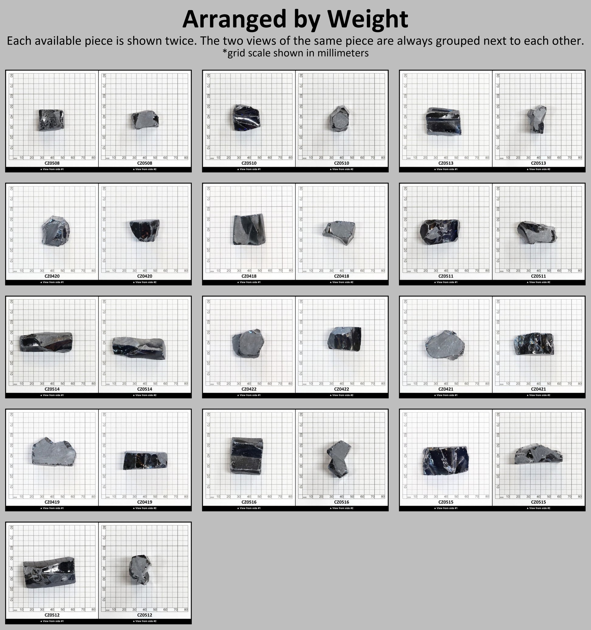 Blue Sapphire Cubic Zirconia Faceting Rough for Gem Cutting - Various Sizes #BEGIN