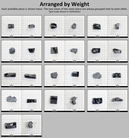 Blue Sapphire Cubic Zirconia Faceting Rough for Gem Cutting - Various Sizes #BEGIN