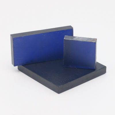 Blue YAG Polycrystalline (Ceramic) Faceting Rough : #BEGIN