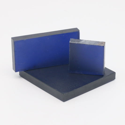 Blue YAG (Ceramic) Faceting Rough for Gem Cutting - Various Sizes #BEGIN