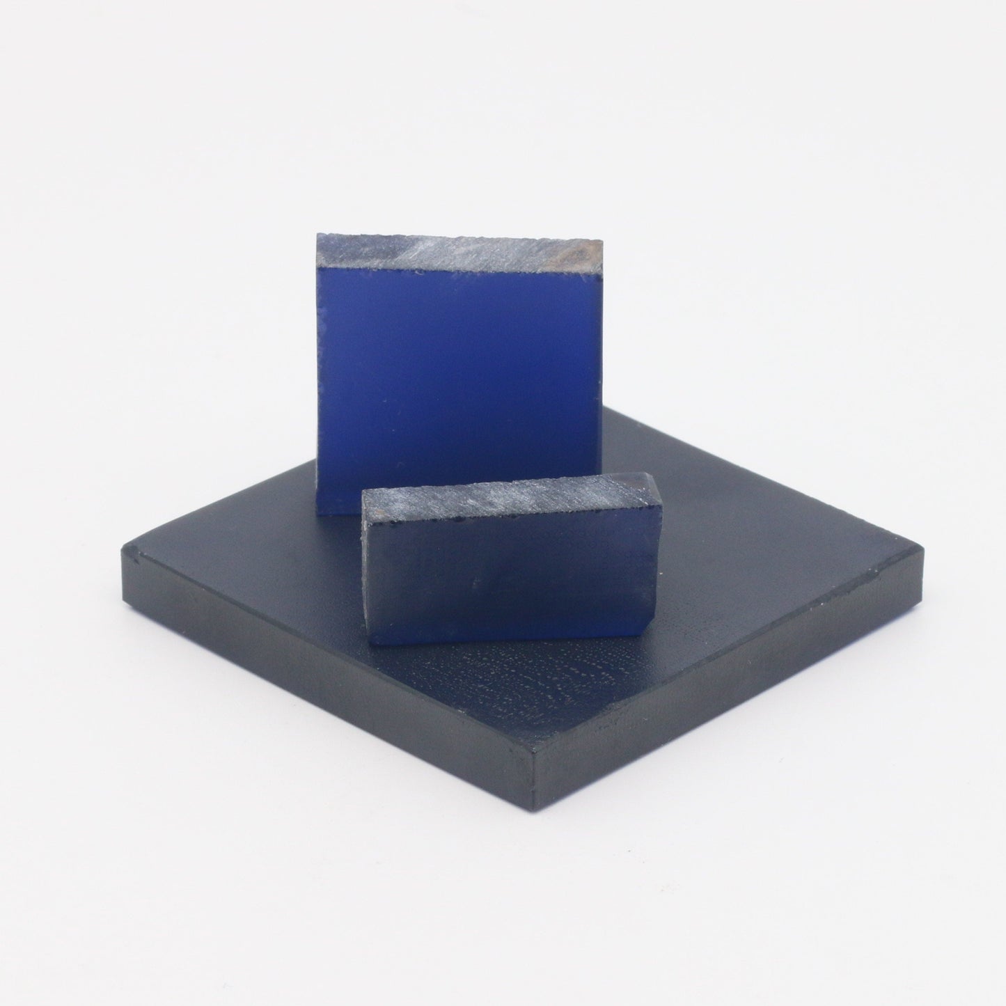 Blue YAG Polycrystalline (Ceramic) Faceting Rough : #BEGIN