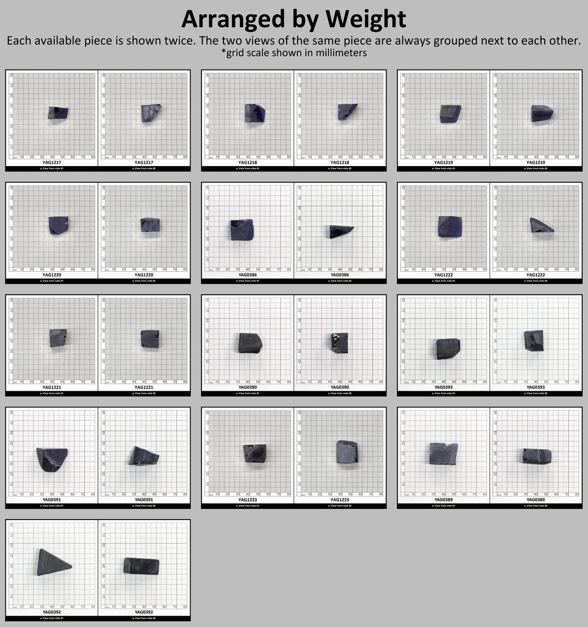 Blue YAG Faceting Rough for Gem Cutting - Various Sizes : #BEGIN