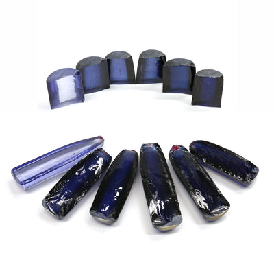 #30-#35 Sapphire Sample Set Lab Created Corundum Sapphire