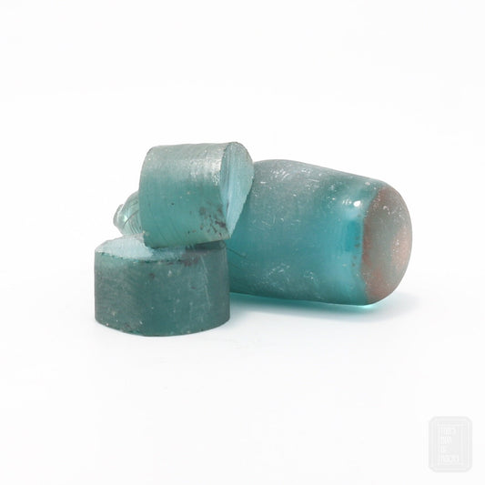 Bluish Green #136-Djeva Lab Created Spinel Faceting Rough for Gem Cutting - Various Sizes #BEGIN