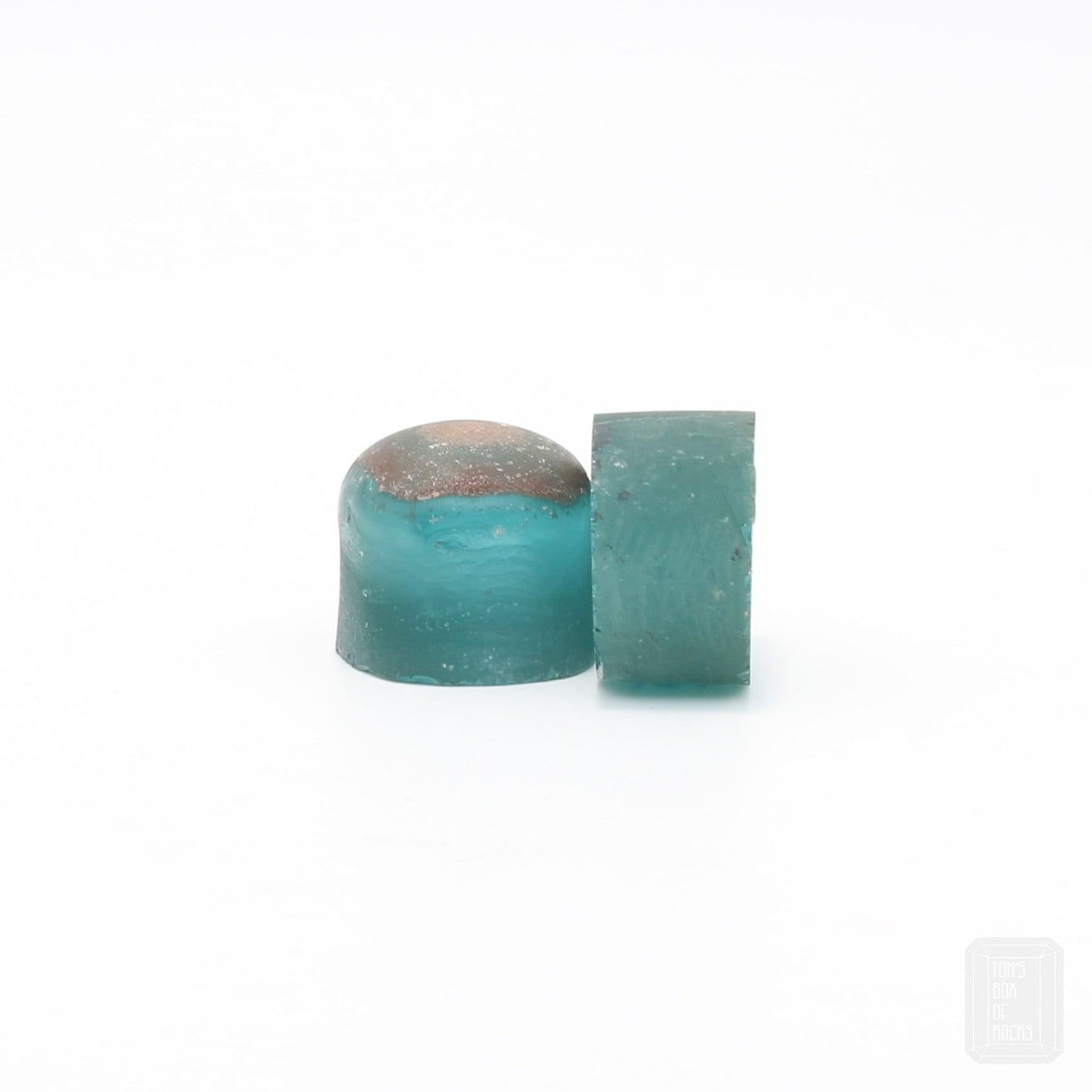 Bluish Green #136-Djeva Lab Created Spinel Faceting Rough for Gem Cutting - Various Sizes #BEGIN