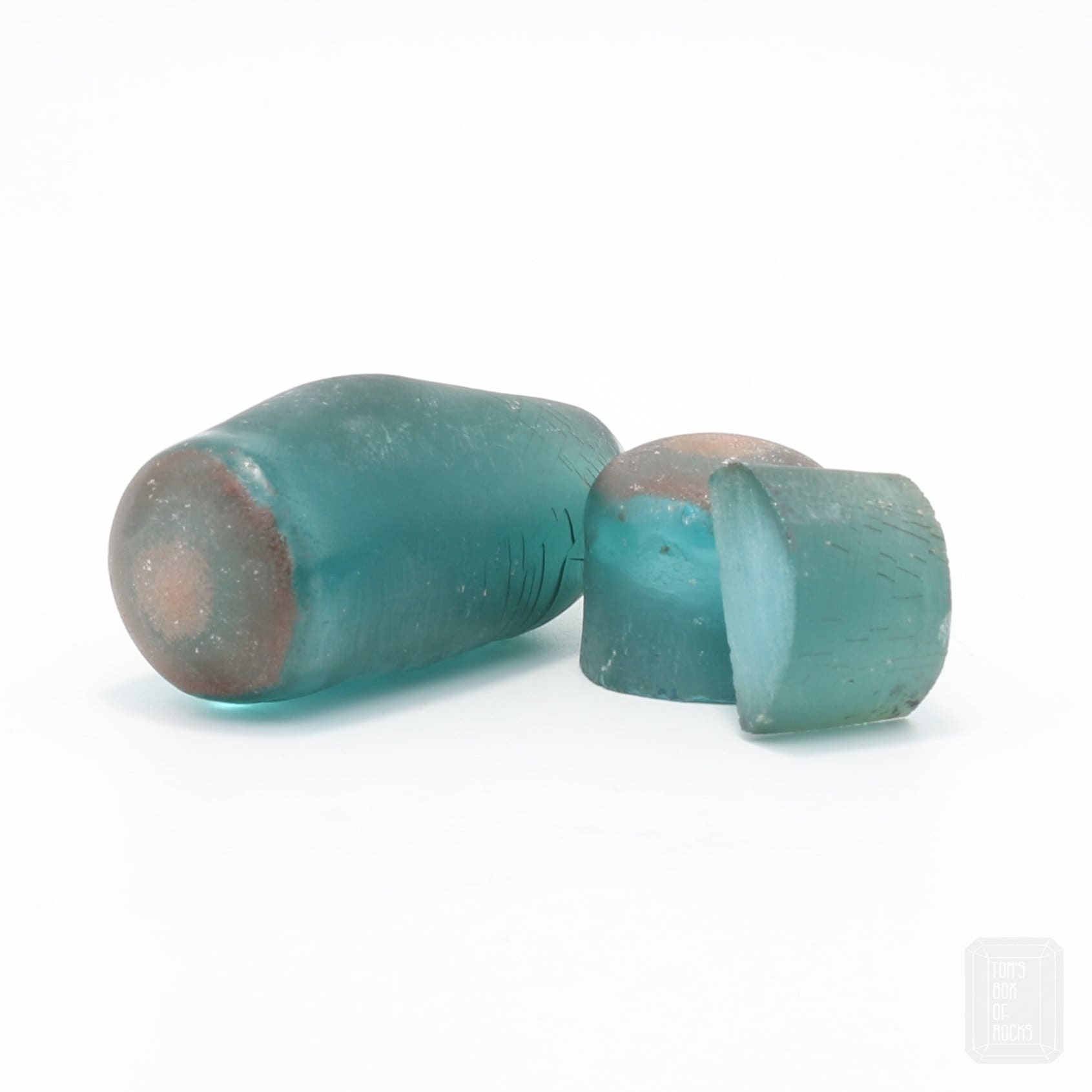 Bluish Green #136-Djeva Lab Created Spinel Faceting Rough for Gem Cutting - Various Sizes #BEGIN