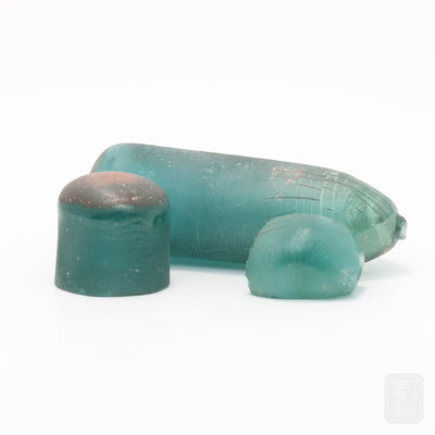 Brazil Emerald Green #137-Djeva Lab Created Spinel Faceting Rough for Gem Cutting - Various Sizes #BEGIN