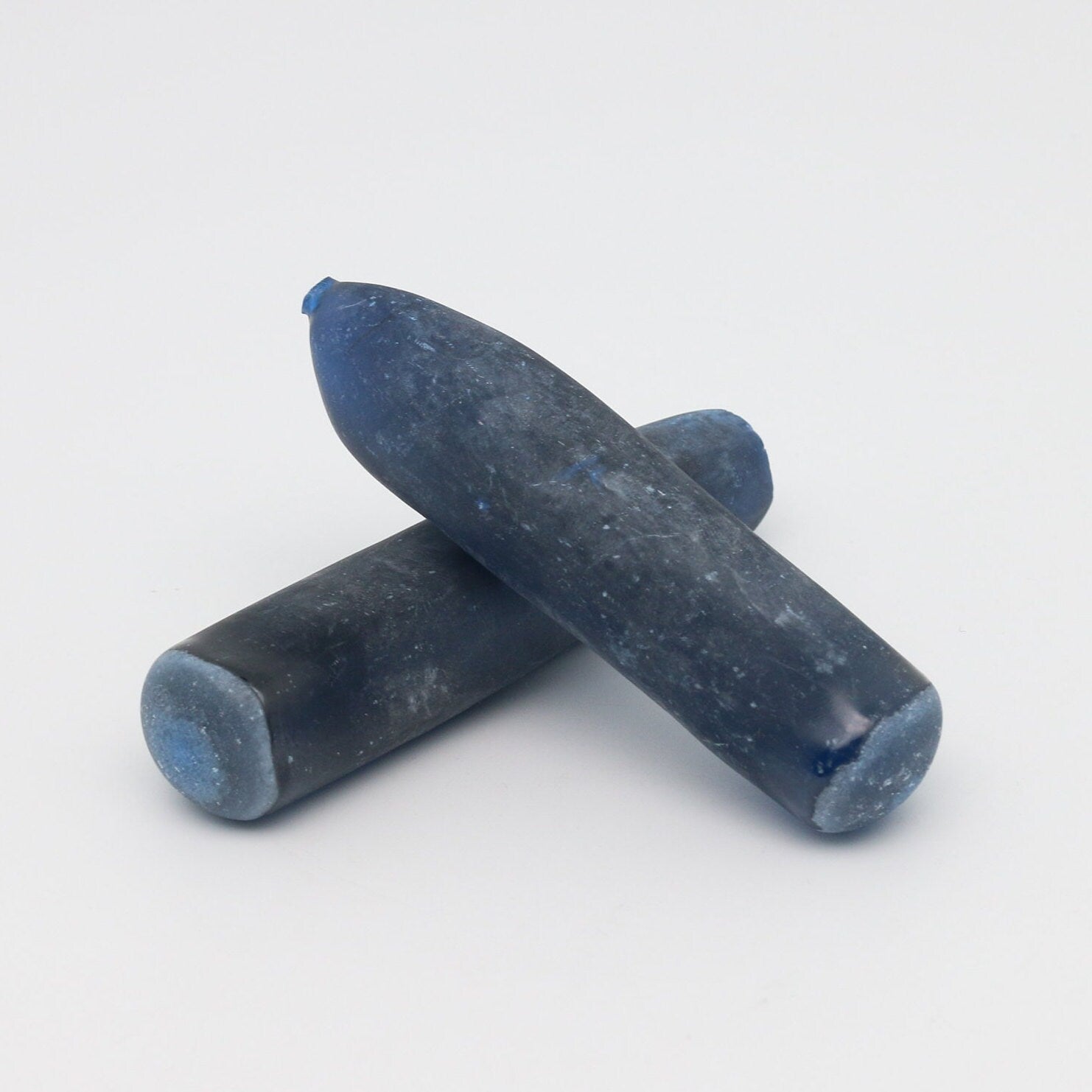 Burma Dark Blue #113-Djeva Lab Created Spinel Faceting Rough for Gem Cutting - Various Sizes #BEGIN