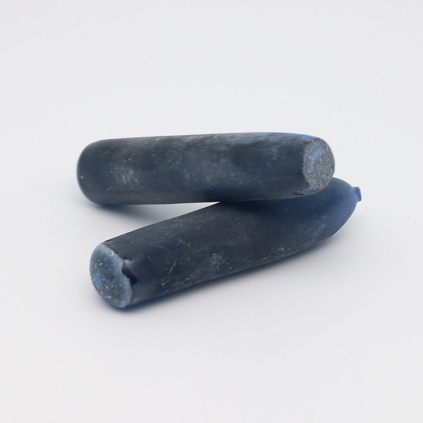 Burma Dark Blue #113-Djeva Lab Created Spinel Faceting Rough for Gem Cutting - Various Sizes #BEGIN