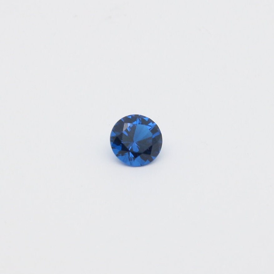 Burma Dark Blue #113-Djeva Lab Created Spinel Faceting Rough for Gem Cutting - Various Sizes #BEGIN