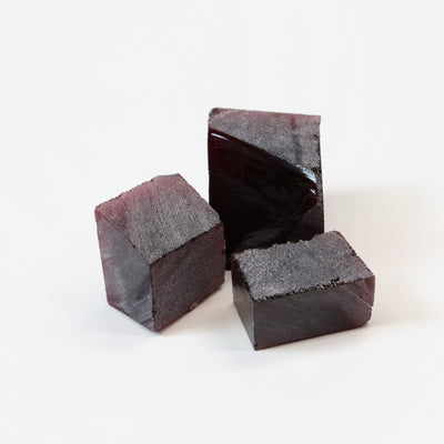 Nanosital Simulated Red Garnet Lab Created Faceting Rough for Gem Cutting - #C-13 - Various Sizes : #BEGIN